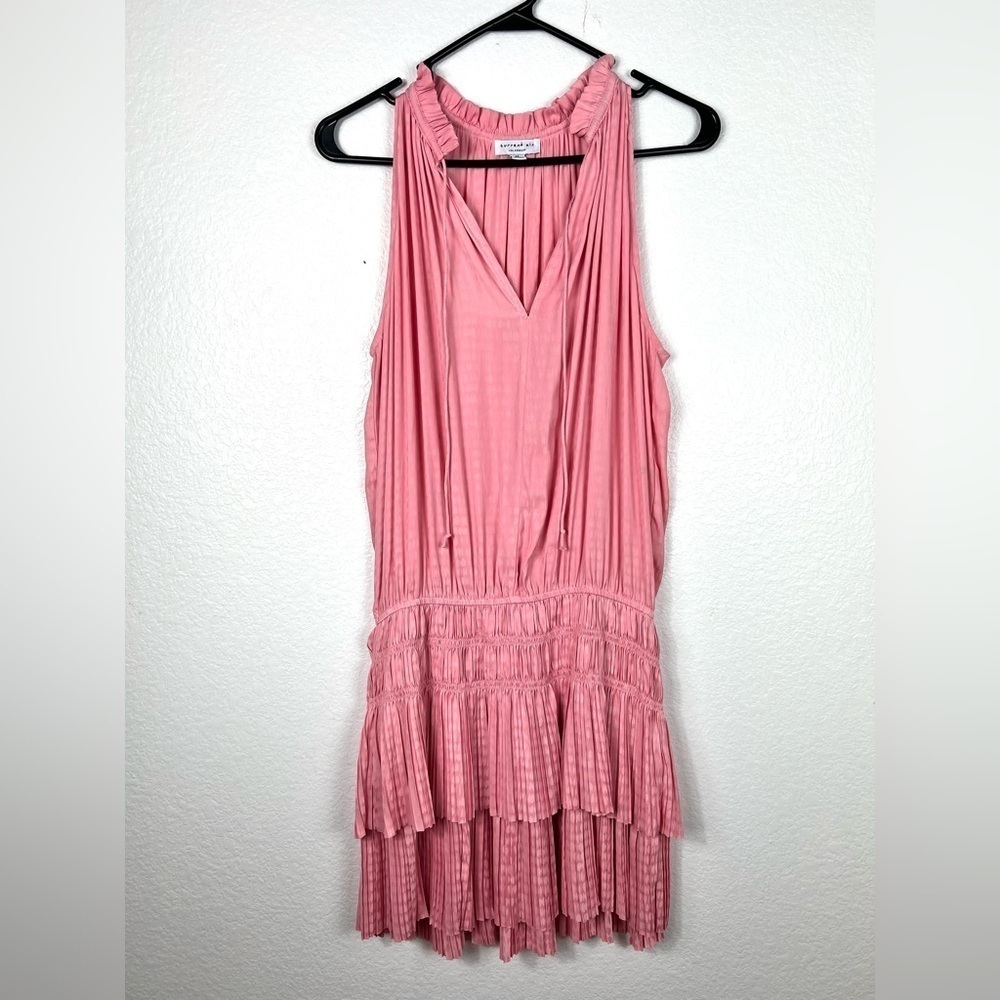 Current Air CARA SLEEVELESS PLEATED MINI DRESS size M